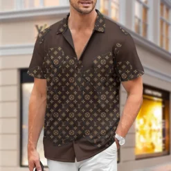 [PREMIUM] Limited LOUIS VUITTON Short Sleeve Button Shirt 2024 LUX-SP-001NMJLMEH6