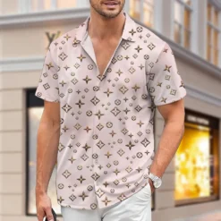 [PREMIUM] Limited LOUIS VUITTON Short Sleeve Button Shirt 2024 LUX-SP-001V0LUC4LQ