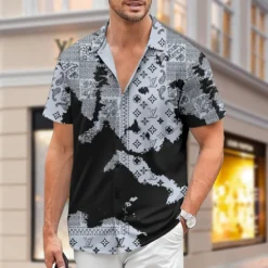 [PREMIUM] Limited LOUIS VUITTON Short Sleeve Button Shirt 2024 LUX-SP-001OZ9HYQX5