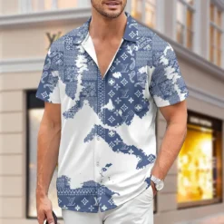 [PREMIUM] Limited LOUIS VUITTON Short Sleeve Button Shirt 2024 LUX-SP-001FMZRCTET