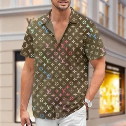 [PREMIUM] Limited LOUIS VUITTON Short Sleeve Button Shirt 2024 LUX-SP-0017LB60P8W