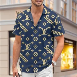 [PREMIUM] Limited LOUIS VUITTON Short Sleeve Button Shirt 2024 LUX-SP-001XQPQJWSC