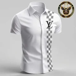 [PREMIUM] Limited LOUIS VUITTON Short Sleeve Button Shirt 2024 LUX-SP-001HK3JFZ91