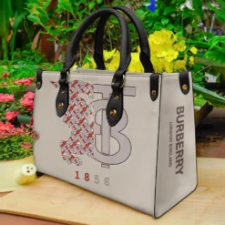 Limited Edition BURBERRY LEATHER HANDBAG KIN-F76B-ML400