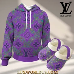 LOUIS VUITTON Premium Hoodie Match Fleece Crocs 2025 LUX-AF+P65-0C0GPWTY7
