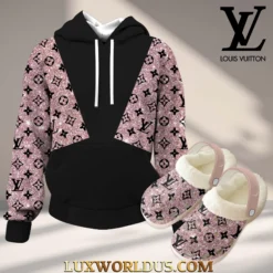 LOUIS VUITTON Premium Hoodie Match Fleece Crocs 2025 LUX-AF+P65-0QS4K5O0E