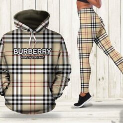 Burberry London England Hoodie Leggings Luxury Brand Clothing Clothes Outfit For Women - AF+DDK-0011632