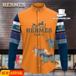 [NEW] Premium HERMÈS Long Sleeve Button Shirt MRS-CCY-136829