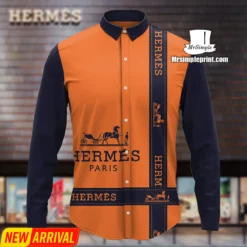 [NEW] Premium HERMÈS Long Sleeve Button Shirt MRS-CCY-136828