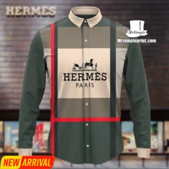 [NEW] Premium HERMÈS Long Sleeve Button Shirt MRS-CCY-136827