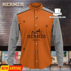[NEW] Premium HERMÈS Long Sleeve Button Shirt MRS-CCY-136826