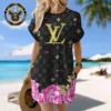 LOUIS VUITTON Premium Short Sleeve Pocket Dress 💖 Summer 2024 LUX-CJX1-0000ZNG0XRRS
