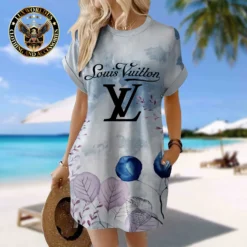 LOUIS VUITTON Premium Short Sleeve Pocket Dress 💖 Summer 2024 LUX-CJX1-0000ZEEDAZSG