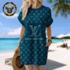 LOUIS VUITTON Premium Short Sleeve Pocket Dress 💖 Summer 2024 LUX-CJX1-0000XRJN0XXH