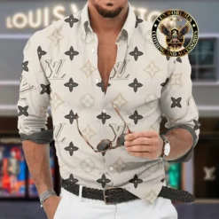 Premium LOUIS VUITTON Long Sleeve Button Shirt LUX-CCY-LV0003KXPODBM