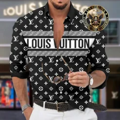 Premium LOUIS VUITTON Long Sleeve Button Shirt LUX-CCY-LV000BCHZ7GFJ