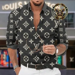 Premium LOUIS VUITTON Long Sleeve Button Shirt LUX-CCY-LV0005E5F5NXZ