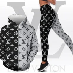 LOUIS VUITTON Premium Hoodie Leggings Set For WOMEN 2025 MRS-AF+DDK-28806