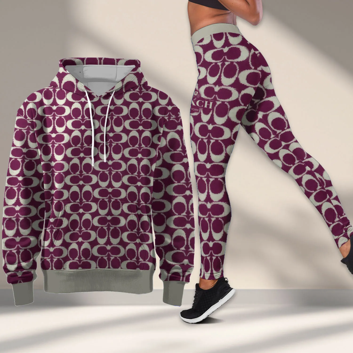COACH Premium Hoodie Leggings Set 2025 LUX-AF+DDK-KP4OTYUF