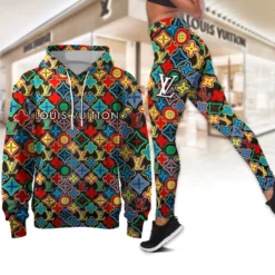 LOUIS VUITTON Premium Hoodie Leggings Set 2025 LUX-AF+DDK-HOCEUTWQ