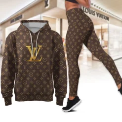 LOUIS VUITTON Premium Hoodie Leggings Set 2025 LUX-AF+DDK-U08WIEK9