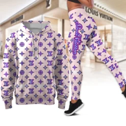 LOUIS VUITTON Premium Hoodie Leggings Set 2025 LUX-AF+DDK-OMPCU10L