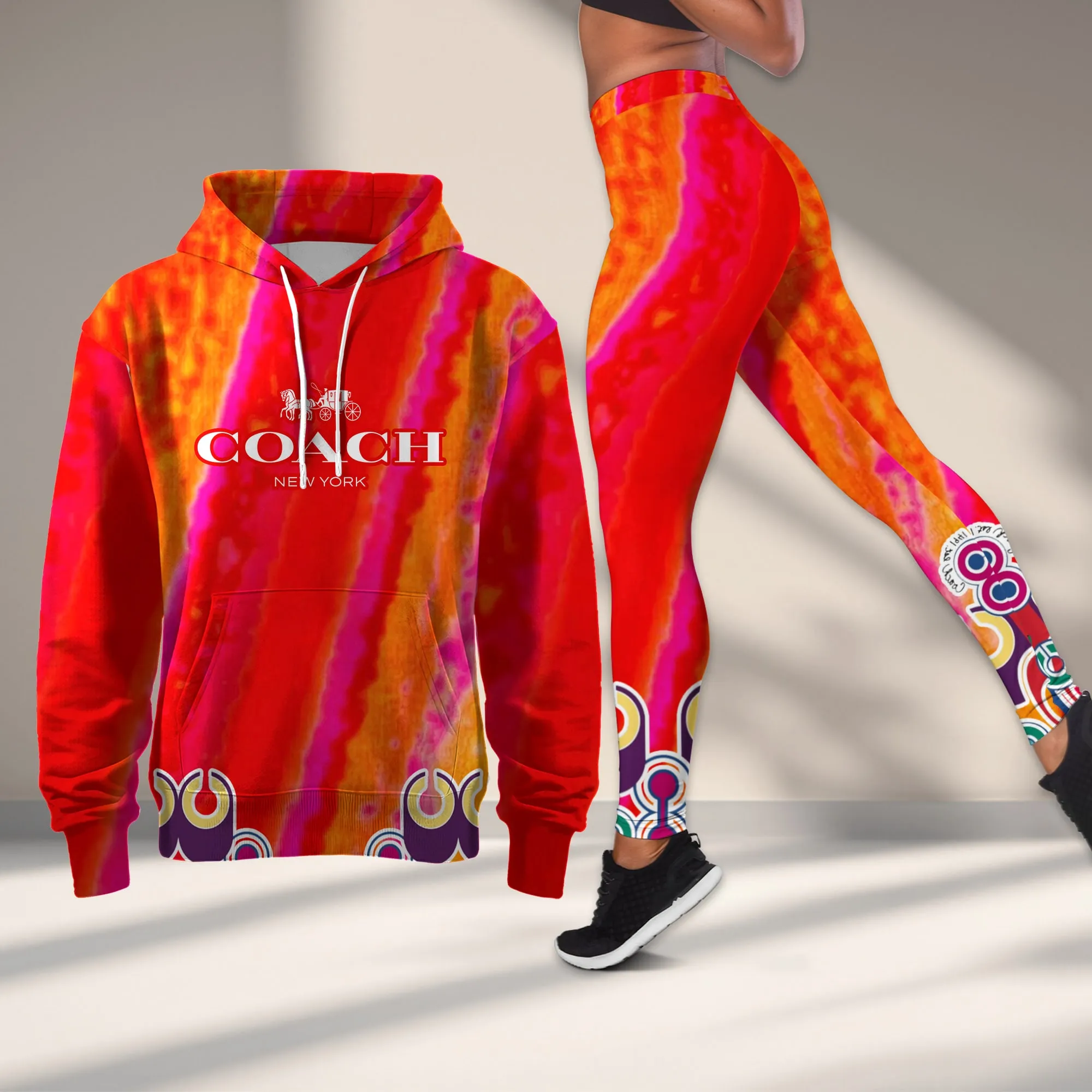 COACH Premium Hoodie Leggings Set 2025 LUX-AF+DDK-XOKA8IVV