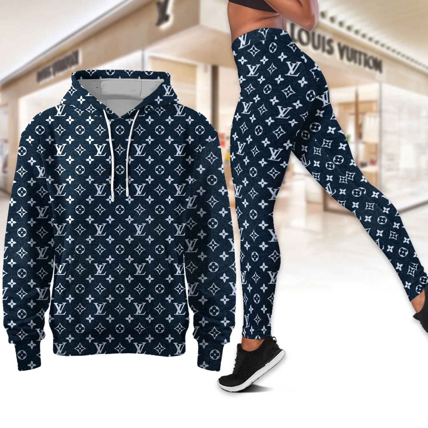 LOUIS VUITTON Premium Hoodie Leggings Set 2025 LUX-AF+DDK-M4N2XKDT