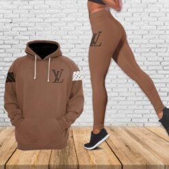 Louis Vuitton Hoodie Leggings Luxury Brand Clothing Clothes Outfit For Women – AF+DDK-002365427