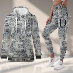 C.DIOR Premium Zip Hoodie Leggings Set LUX-ZIP-AF+DDK-MI5K4NRM