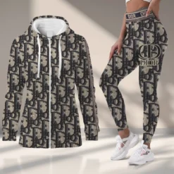 C.DIOR Premium Zip Hoodie Leggings Set LUX-ZIP-AF+DDK-GQTT0OUQ