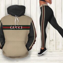 Gucci Black Hoodie Leggings Luxury Brand Clothing Clothes Outfit For Women Luxury Women Outfit Trending 2025 - AF+DDK-00693210